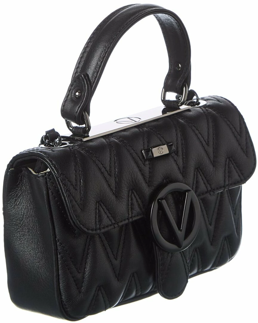 Best Pirce ✔️ Valentino by Mario Valentino Poisson D Plate Leather Crossbody for 👩 women 🎁 - Image 3