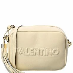 Cheapest 🧨 Valentino by Mario Valentino Mia Embossed Leather Crossbody for 👩 women 🔔
