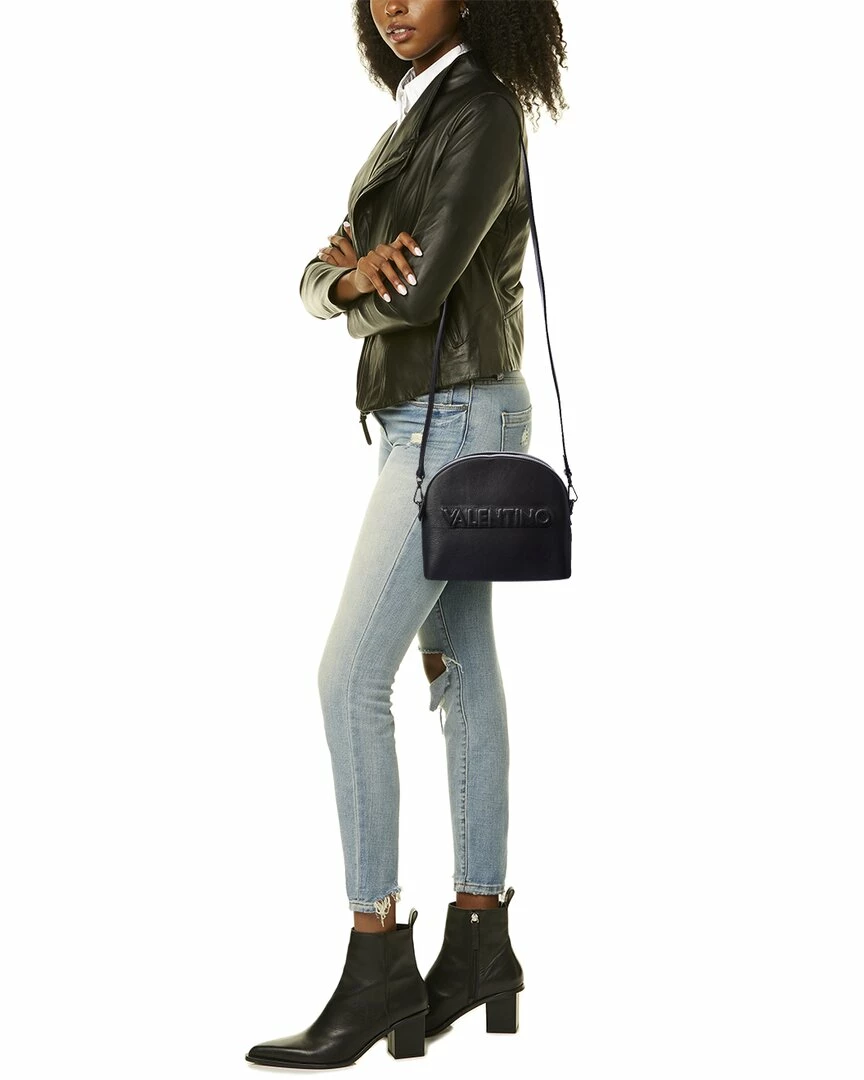 Coupon 👍 Valentino by Mario Valentino Diana Embossed Leather Crossbody for 👩 women ❤️ - Image 4