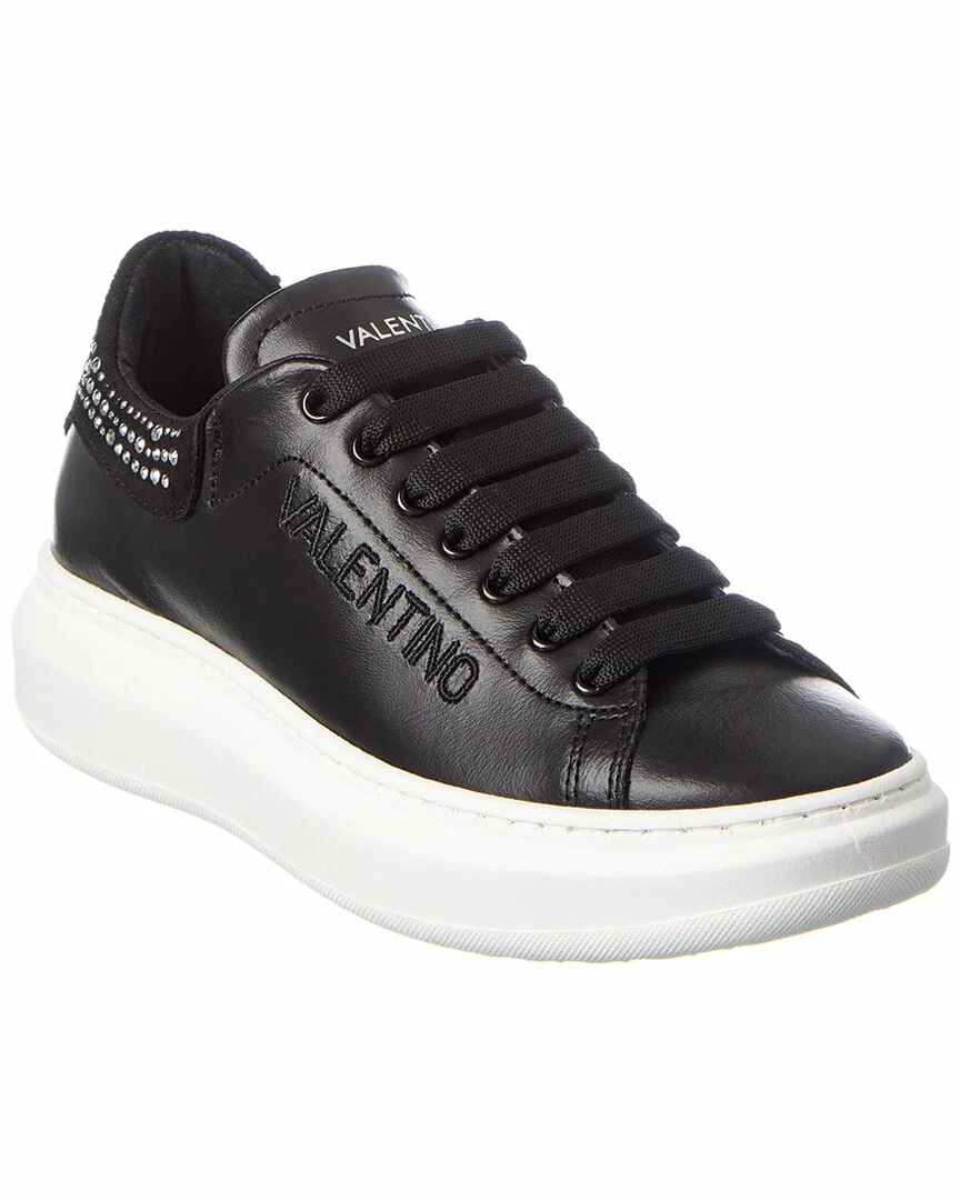 Hot Sale ๐ Valentino by Mario Valentino Fresia Sparkling Leather ๐ Sneaker for ๐ฉ women ๐งจ