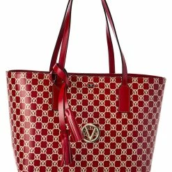 Best reviews of ✨ Valentino by Mario Valentino Soho Monogram Leather Tote for 👩 women 😉