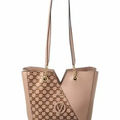 Deals 🔥 Valentino by Mario Valentino Sandrine Monogram Leather Shoulder Bag for 👩 women ✨