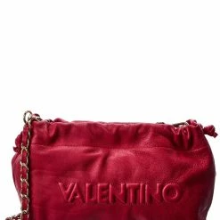 Coupon ✨ Valentino by Mario Valentino Cara Embossed Leather Crossbody for 👩 women ⭐