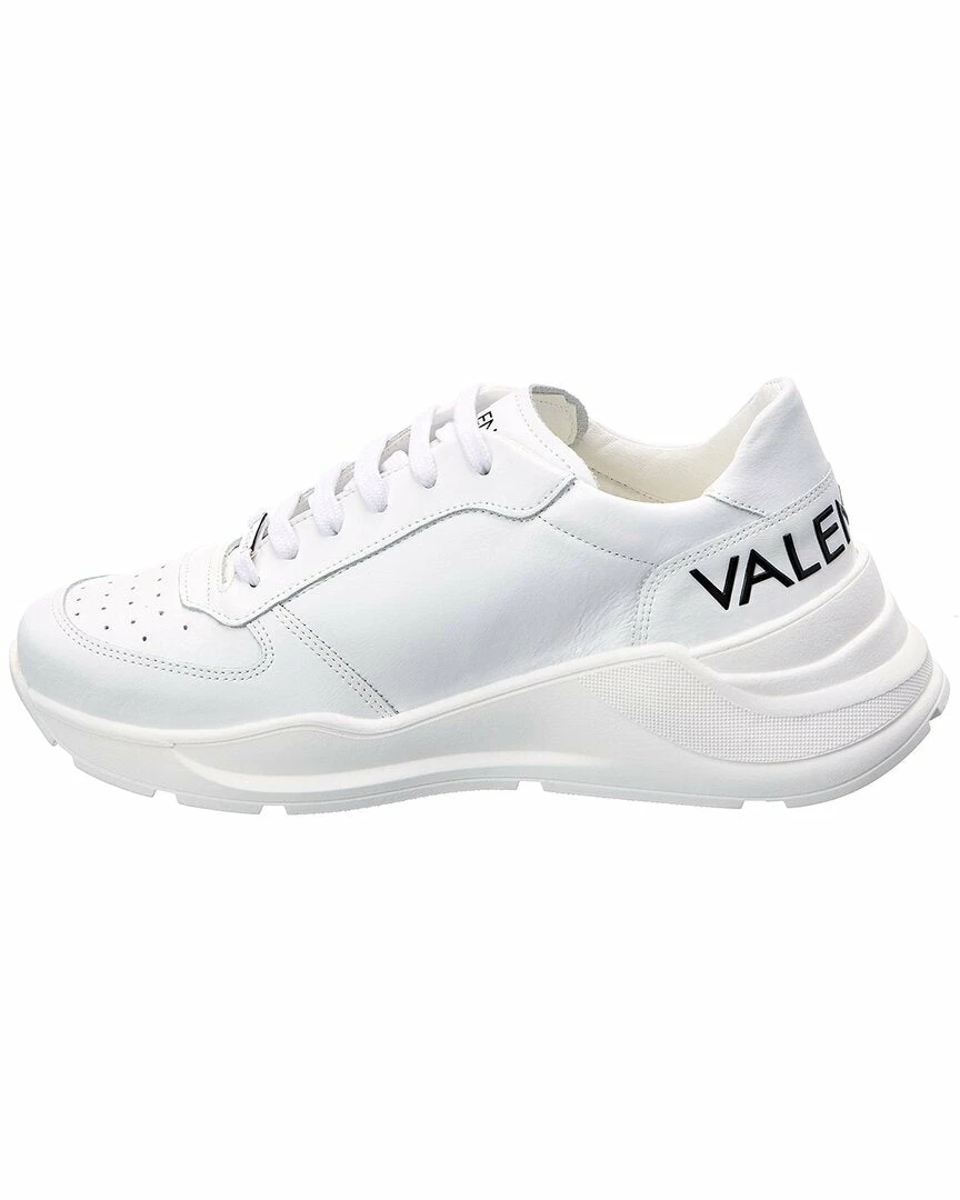 Best deal ๐ Valentino by Mario Valentino Thor Leather ๐ Sneaker, 12, White for men ๐คฉ - Image 2