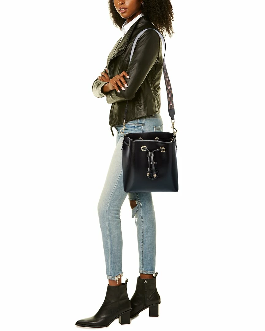 Best reviews of 😉 Valentino by Mario Valentino Karl Rope Guitar Leather Bucket Bag for 👩 women 🎁 - Image 4