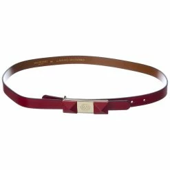 Promo 😀 Valentino by Mario Valentino Lea Soave Leather Belt for 👩 women ⭐