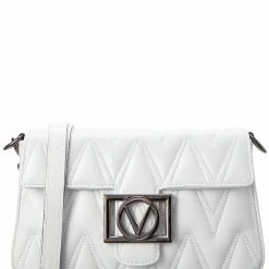 Promo 🌟 Valentino by Mario Valentino Florence Diamond Leather Shoulder Bag for 👩 women 🧨