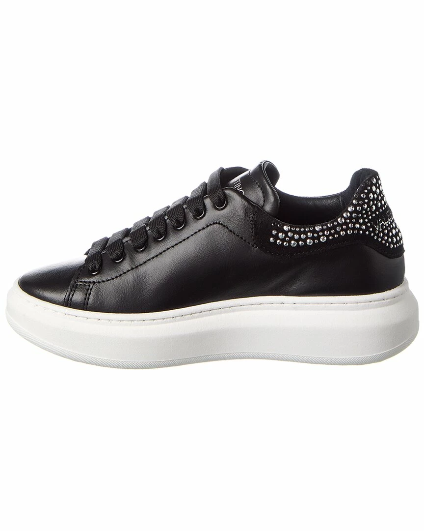 Hot Sale ๐ Valentino by Mario Valentino Fresia Sparkling Leather ๐ Sneaker for ๐ฉ women ๐งจ - Image 2