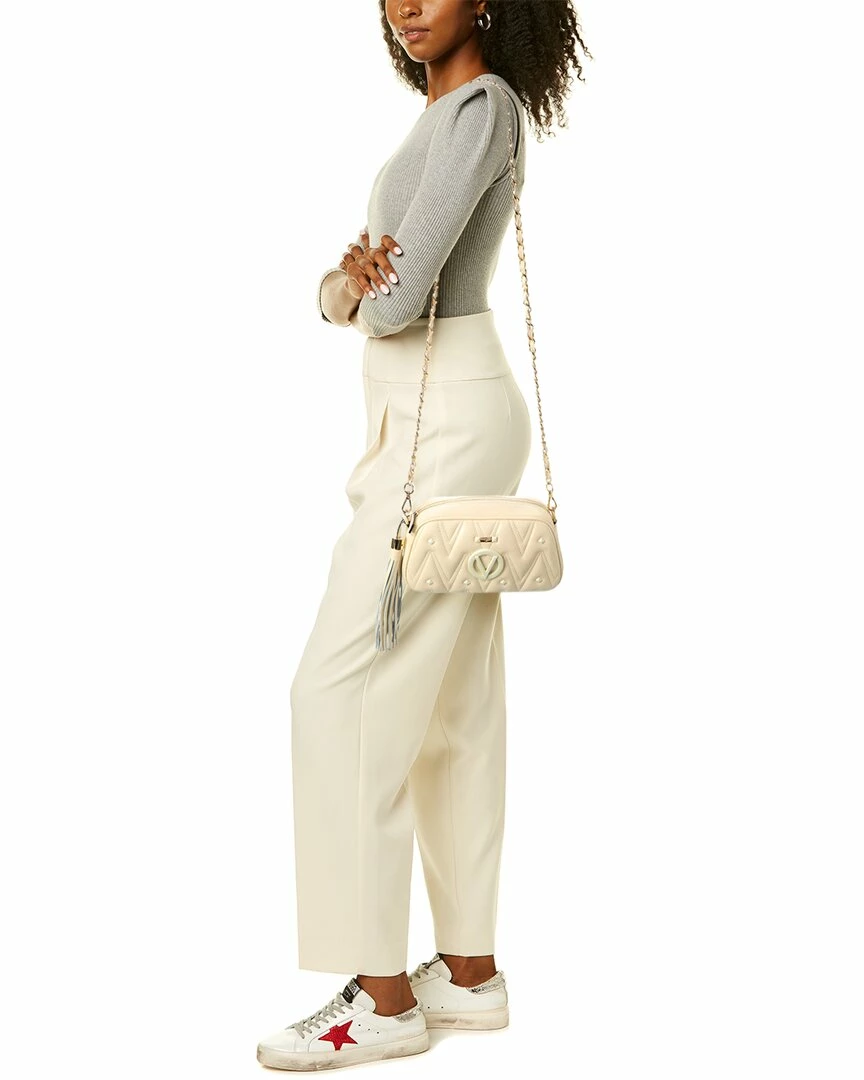 Hot Sale 😀 Valentino by Mario Valentino Bella Diamond Leather Crossbody for 👩 women 🎉 - Image 3