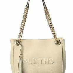 Best Sale 🎉 Valentino by Mario Valentino Luisa Embossed Leather Shoulder Bag for 👩 women 💯