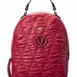 Best Sale ⌛ Valentino by Mario Valentino Roy Matelasse Leather 🎒 Backpack for 👩 women 🥰