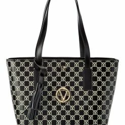 Coupon 💯 Valentino by Mario Valentino Prince Monogram Leather Tote for 👩 women 🔥