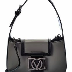 Cheapest 🤩 Valentino by Mario Valentino Vivien V Emblem Leather Shoulder Bag for 👩 women 🛒
