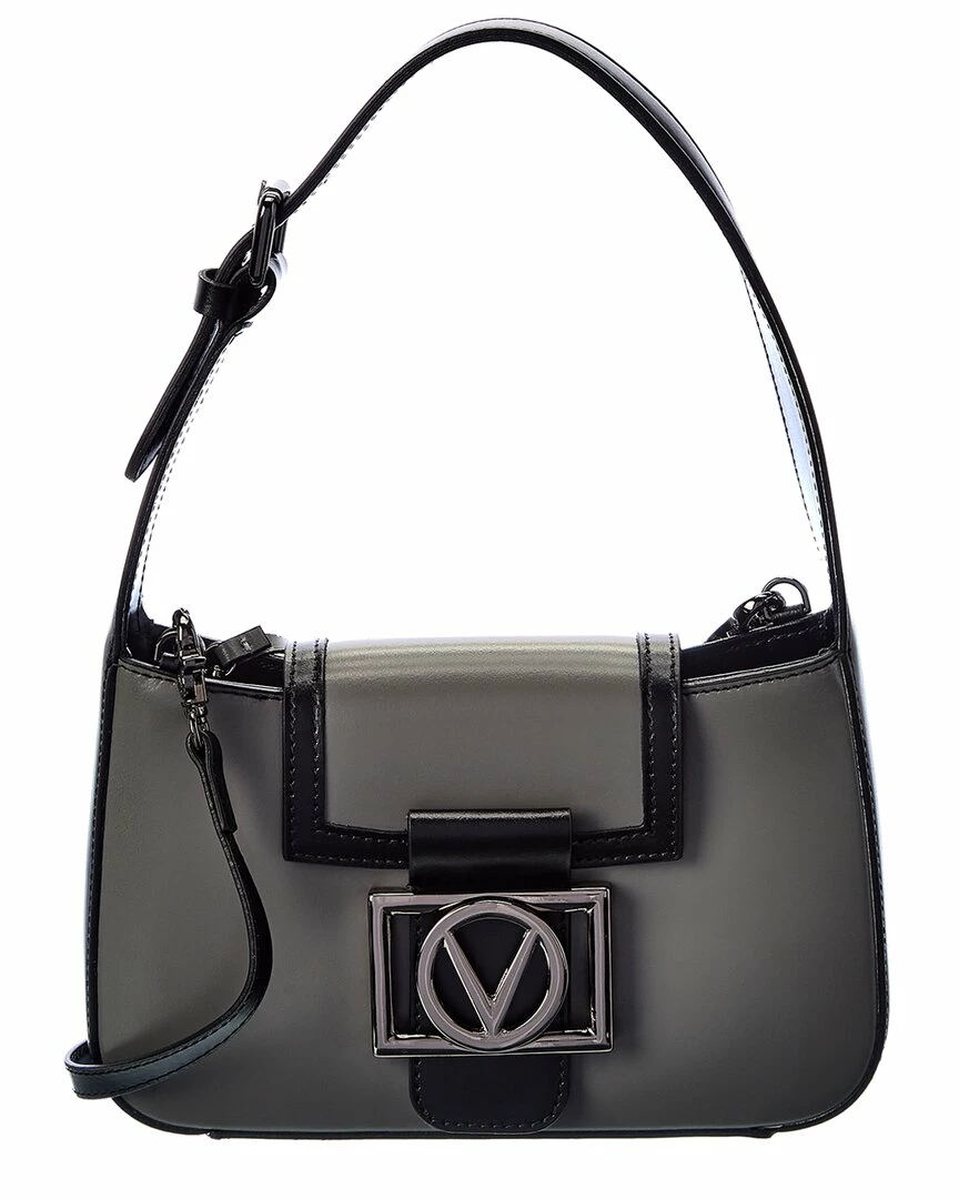 Cheapest 🤩 Valentino by Mario Valentino Vivien V Emblem Leather Shoulder Bag for 👩 women 🛒