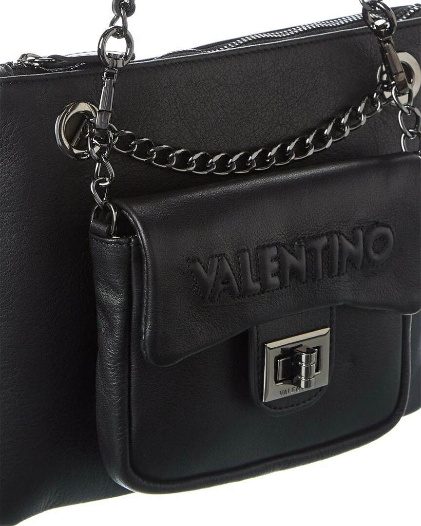 Deals 😀 Valentino by Mario Valentino Jodie Embossed Leather Shoulder Bag for 👩 women ⌛ - Image 3