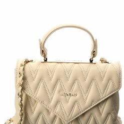 Outlet 🛒 Valentino by Mario Valentino Lynn D Plate Leather Shoulder Bag for 👩 women ⌛