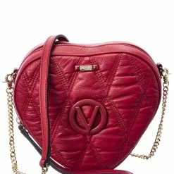 Coupon ❤️ Valentino by Mario Valentino Mon Coeur Matelasse Leather Shoulder Bag for 👩 women ✨