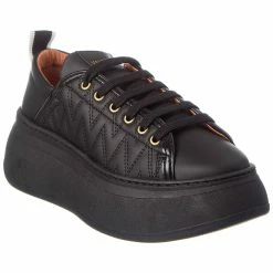 Outlet 🌟 Valentino by Mario Valentino Cassiopea Leather 👟 Sneaker for 👩 women 🎁