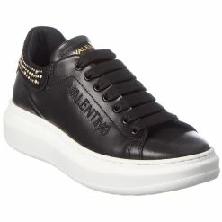 Cheapest 🛒 Valentino by Mario Valentino Fresia Sparkling Leather 👟 Sneaker for 👩 women 😍