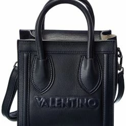 Best Pirce ⭐ Valentino by Mario Valentino Eva Embossed Leather Tote for 👩 women ✨