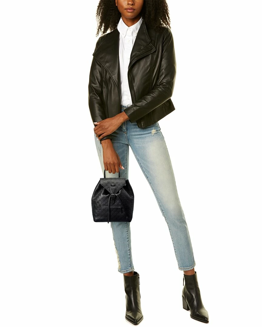 Hot Sale 👏 Valentino by Mario Valentino Leon Dollaro Leather Bucket Bag for 👩 women 😉 - Image 4