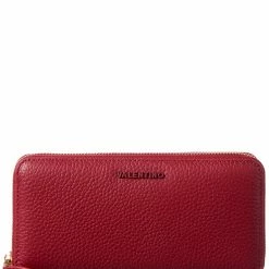 Best Sale 🎁 Valentino by Mario Valentino Farley Continental Top Zip Leather Wallet for 👩 women ⭐