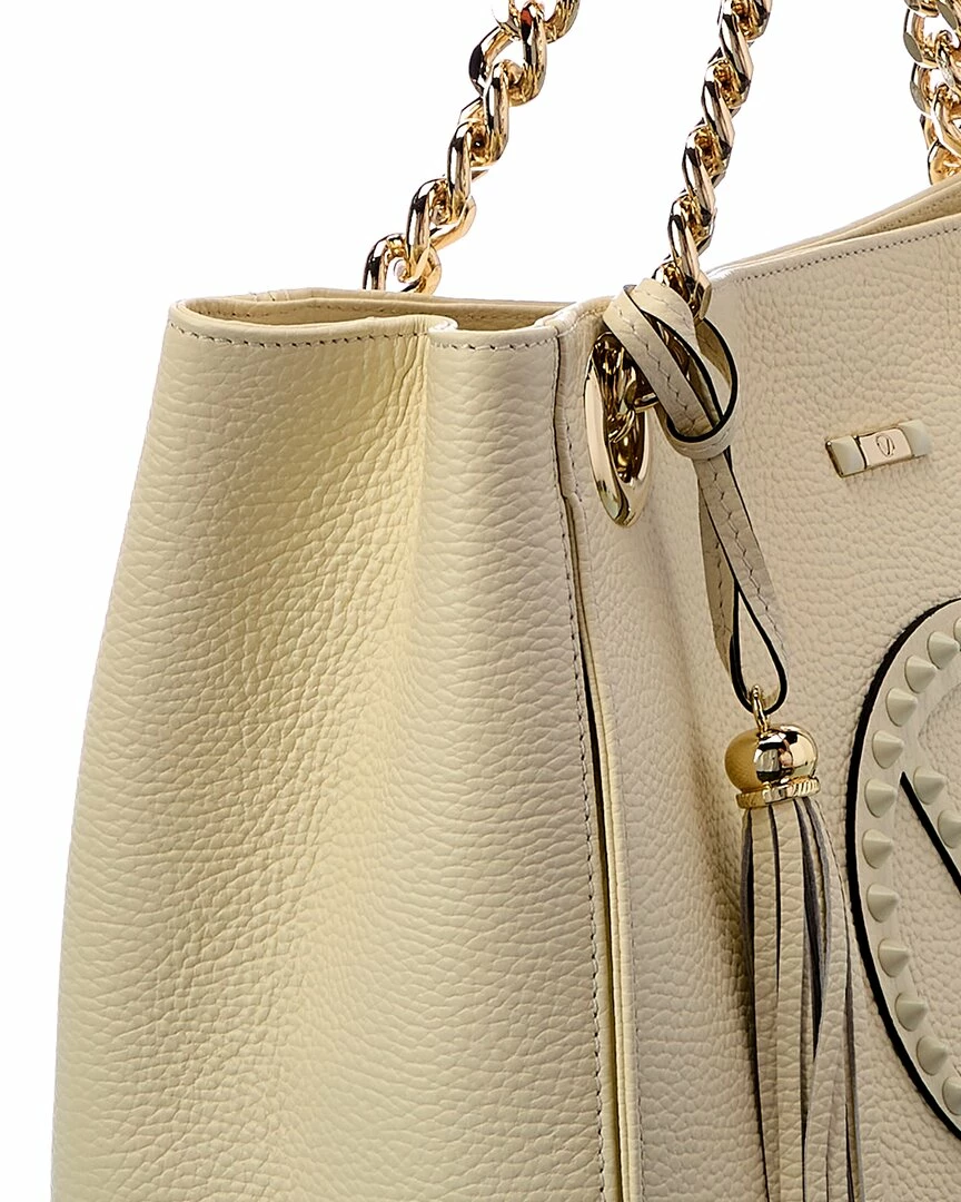 Best Pirce 🔔 Valentino by Mario Valentino Luisa Rock Leather Shoulder Bag for 👩 women 😉 - Image 3