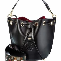 Buy 🔥 Valentino by Mario Valentino Adel Rope Guitar Leather Bucket Bag for 👩 women 🛒