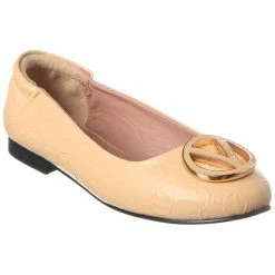 Cheapest 👍 Valentino by Mario Valentino Calliope Leather Flat for 👩 women ✔️