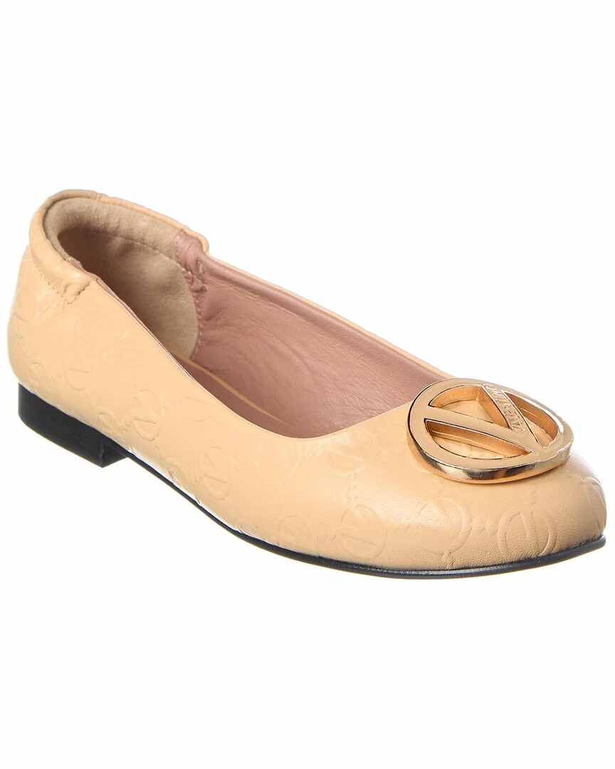 Cheapest 👍 Valentino by Mario Valentino Calliope Leather Flat for 👩 women ✔️