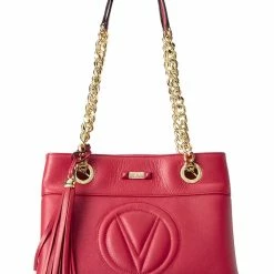 New 😀 Valentino by Mario Valentino Kali Signature Leather Shoulder Bag for 👩 women ⭐