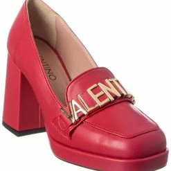 Deals ⌛ Valentino by Mario Valentino Rosalinda Leather Platform Pump for 👩 women 😀
