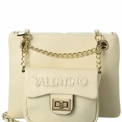 Top 10 ✔️ Valentino by Mario Valentino Jodie Embossed Leather Shoulder Bag for 👩 women 🥰
