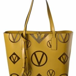 Coupon 🛒 Valentino by Mario Valentino Soho Magnus Leather Tote for 👩 women 🛒