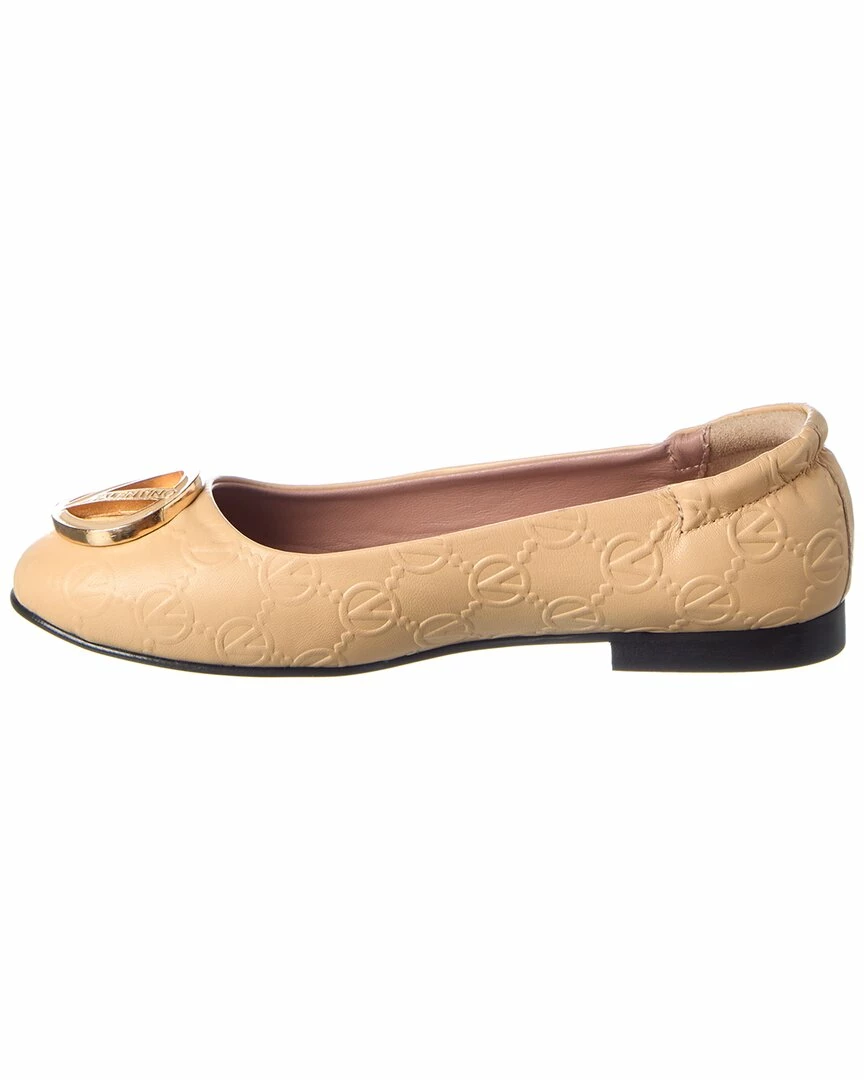 Cheapest 👍 Valentino by Mario Valentino Calliope Leather Flat for 👩 women ✔️ - Image 2