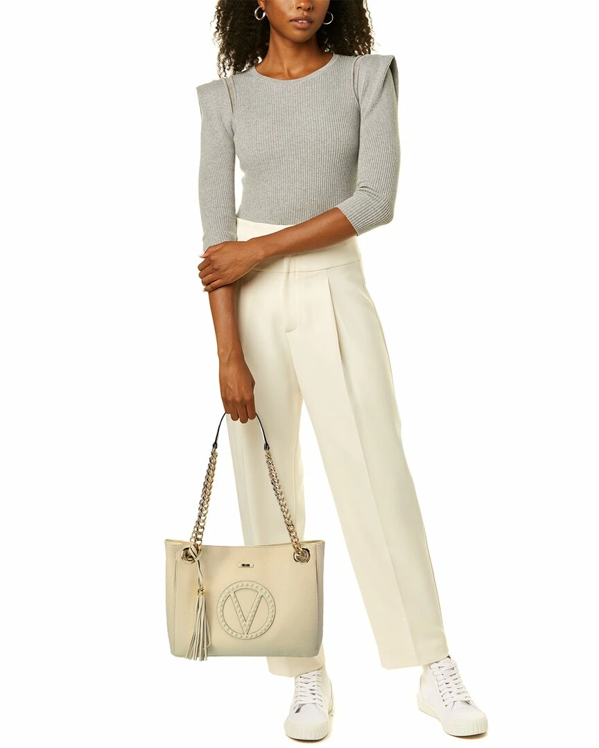 Best Pirce 🔔 Valentino by Mario Valentino Luisa Rock Leather Shoulder Bag for 👩 women 😉 - Image 4