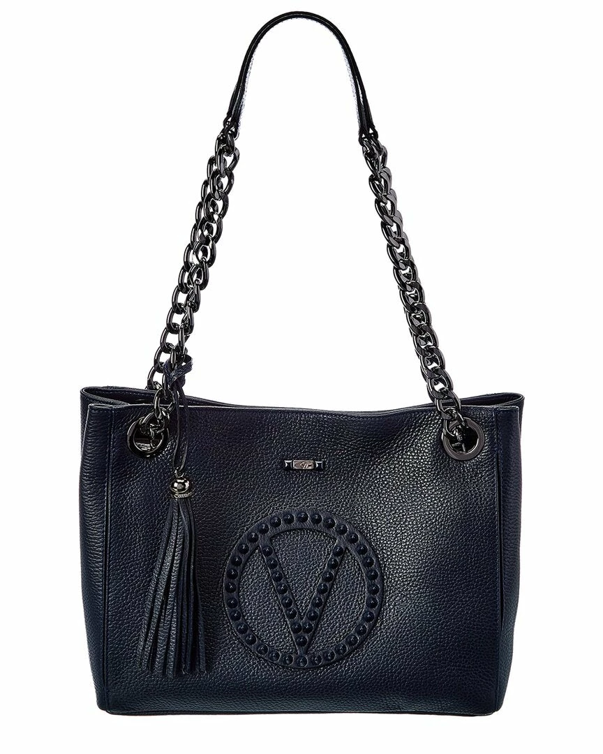 New 👍 Valentino by Mario Valentino Luisa Rock Leather Shoulder Bag for 👩 women 👏