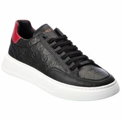 Discount 🔥 Valentino by Mario Valentino Tommy Leather 👟 Sneaker for men 🛒