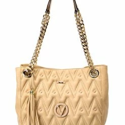 Best deal ❤️ Valentino by Mario Valentino Luisa Diamond Leather Shoulder Bag for 👩 women 👏
