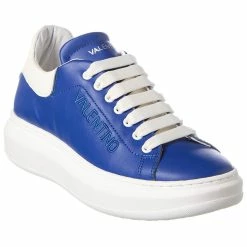 Brand new 🌟 Valentino by Mario Valentino Fresia Leather 👟 Sneaker for 👩 women 🔥